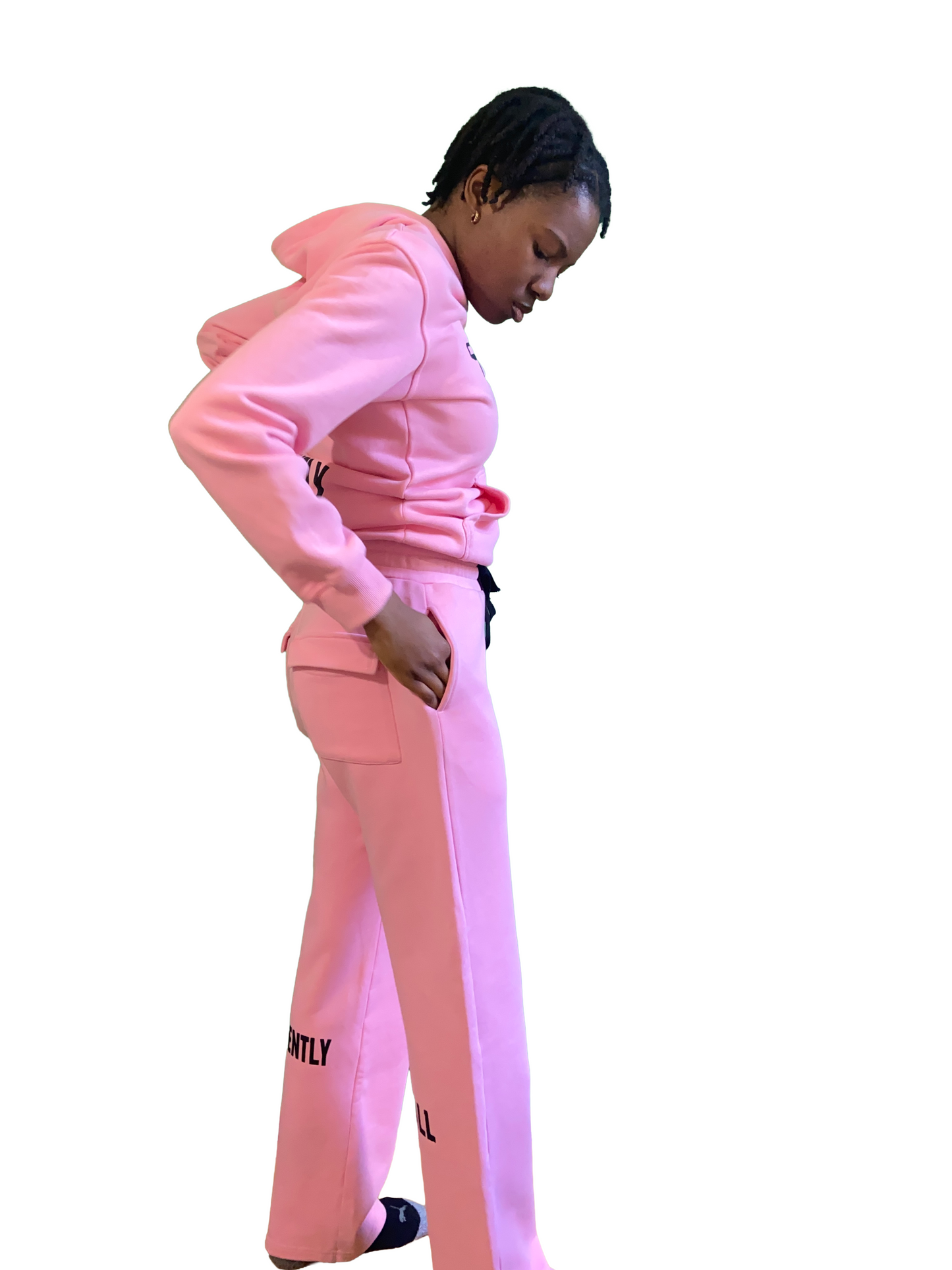 Confidently Tall Hoodie Set (Barbie)